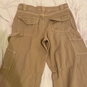 cute beige cargos from garage
